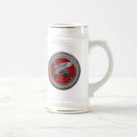 [200] Assyrian Winged Bull: Silver & Black Lamassu