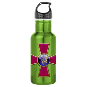 [200] Emblem der ukrainischen Streitkräfte Trinkflasche