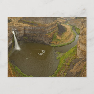 200 Fuß hoher Palouse Falls State Park in Postkarte