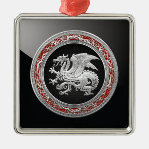 [200] Icelandic Dragon, Landvæ ttir [Silver] Silbernes Ornament