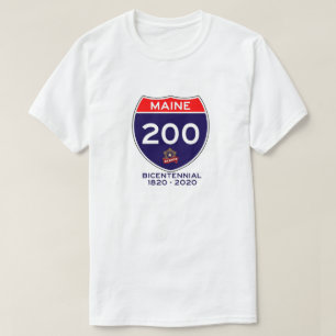 200. Jahrestag Maines zweihundertjährig T-Shirt