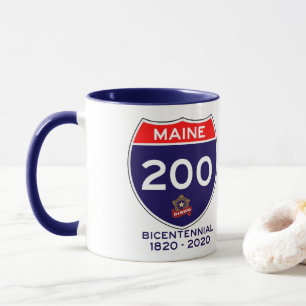200. Jahrestag Maines zweihundertjährig Tasse