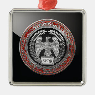 [200] Kaiseradler Silver Ornament Aus Metall