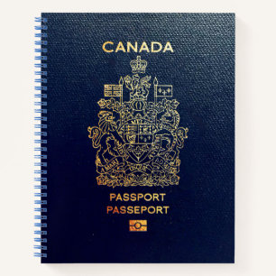 [200] Kanadischer Passport Notizbuch