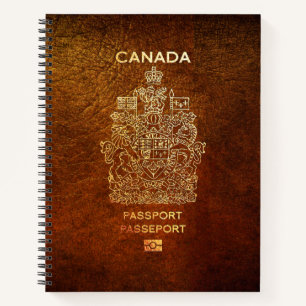 [200] Kanadischer Passport Notizbuch