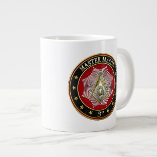 [200] Master Mason - 3rd Degree Square & Compasses Jumbo-Tasse