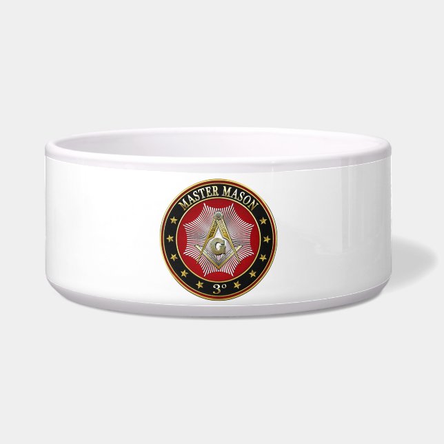 [200] Master Mason - 3rd Degree Square & Compasses Napf (Vorderseite)