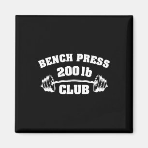 200 Pfund Bankdrücken Club Fitnessstudio Gewichthe Magnet