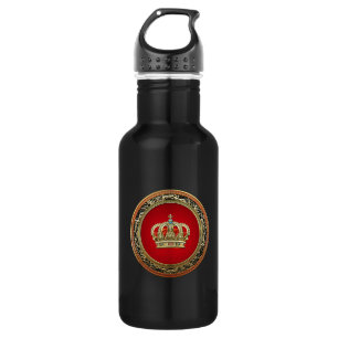 [200] Prinzessin King-Queen Crown [Belg.Gold] Edelstahlflasche