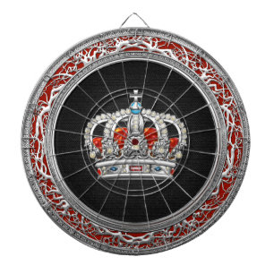 [200] Prinzessin King-Queen Crown [Silver] Dartscheibe