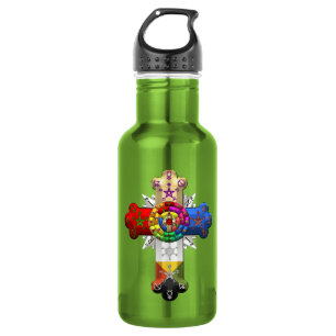 [200] Rosy Cross (Rose Croix) Trinkflasche