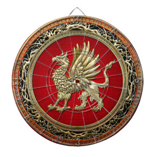[200] Sacred Gold Griffin Dartscheibe