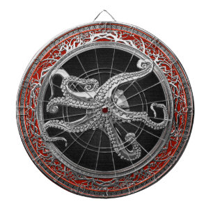 [200] Sacred Silver Octopus in Defensive Posture Dartscheibe