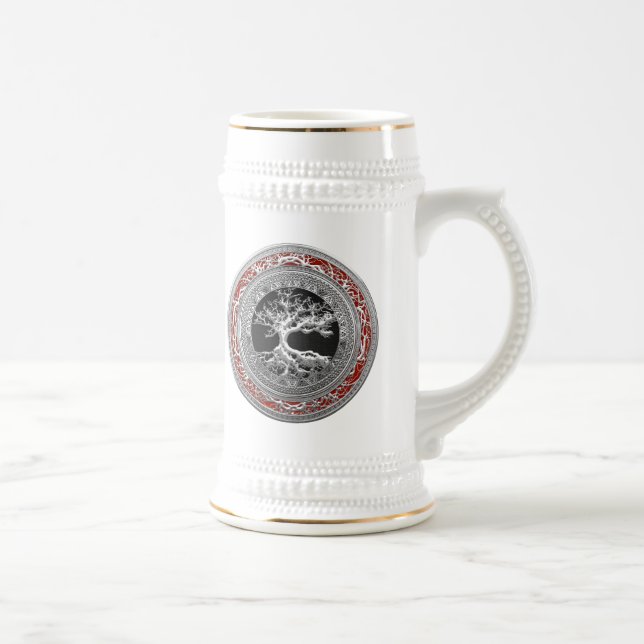 [200] Schatzkammer: Keltischer Baum des Lebens [Si Bierglas (Rechts)