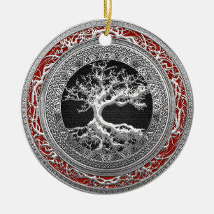 [200] Schatztruhe: Keltischer Baum des Lebens [Sil Keramikornament