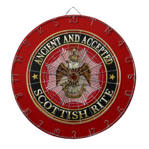 [200] Scottish Rite Double-headed Eagle Dartscheibe