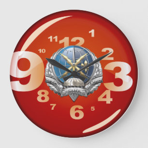 [200] SOWT-Emblem Große Wanduhr