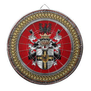 [200] Teutonic Auftrags-Wappen Dartscheibe