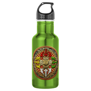 [200] Tibetischer Doppeldorje Mandala Trinkflasche