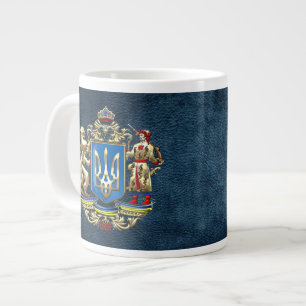 [200] Ukraine: Vorgeschlagenes größeres Wappen Jumbo-Tasse