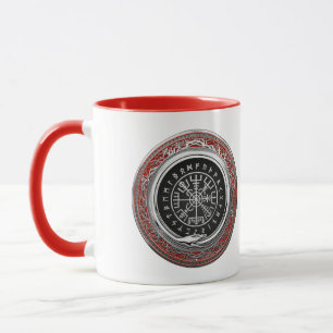 [200] Vegvisir - Viking Silver Magic Runic Compass Tasse