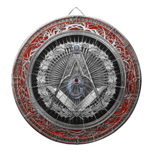 [200] Vorlagenmaurer - silbernes Quadrat u. Dartscheibe