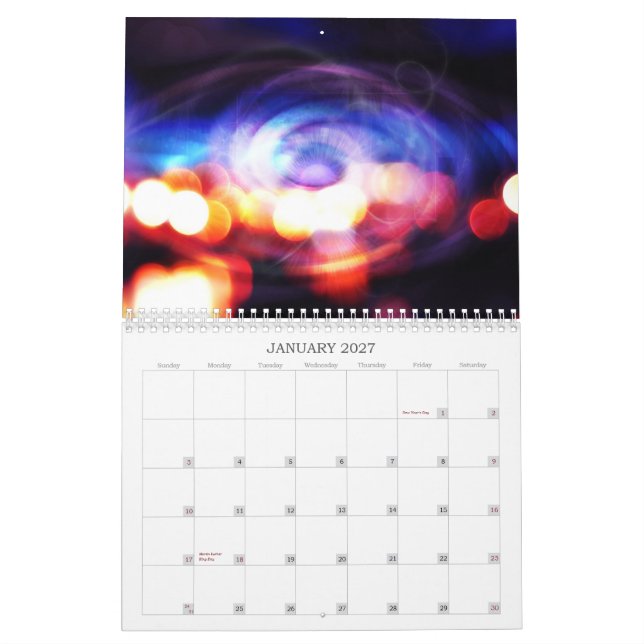 2010 abstrakter Kalender (Jan 2027)
