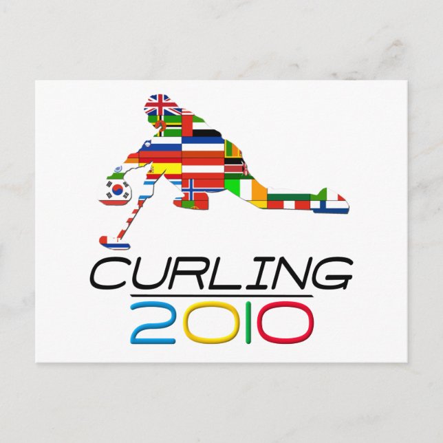2010: Curling Postkarte (Vorderseite)
