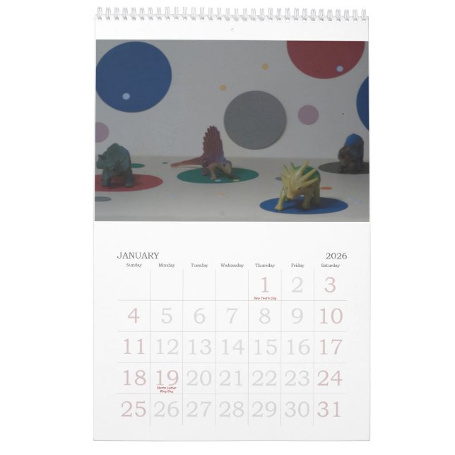 2010: Ein Jahr in Dinosauriern Kalender (Jan 2026)