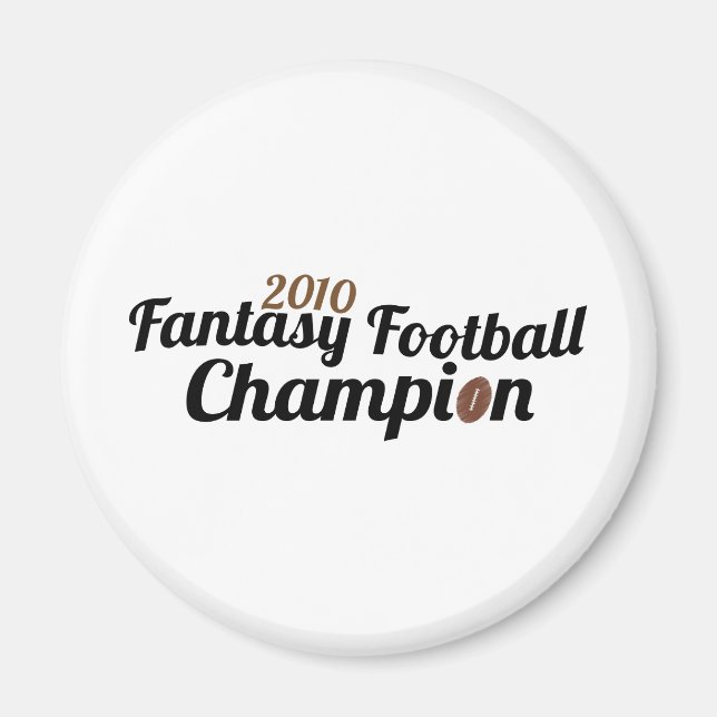 2010 Fantasy-Fußball-Champion Magnet (Vorne)