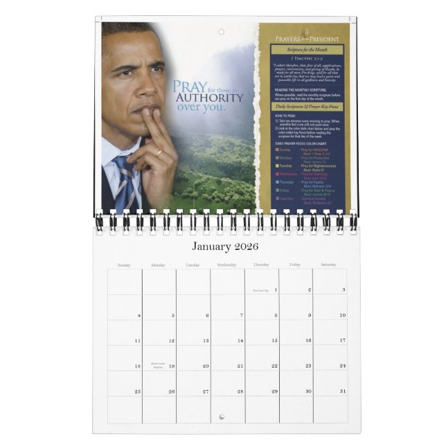 2010 Gebete für den Präsidialkalender Kalender (Jan 2026)