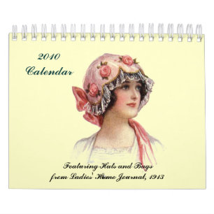 2010 Kalender ~, das Hüte und Taschen ab 1913
