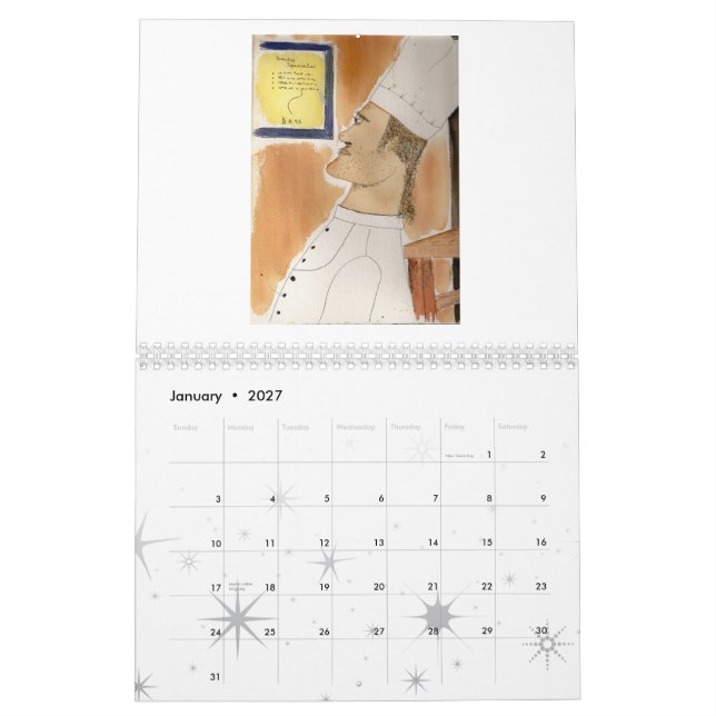 2010 Kalender-Kunst durch Bill Reeves Kalender (Jan 2027)