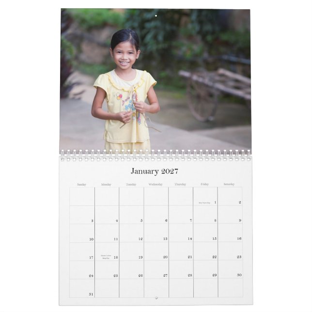 2010 Kalender - Standard 11" x 17" (Jan 2027)