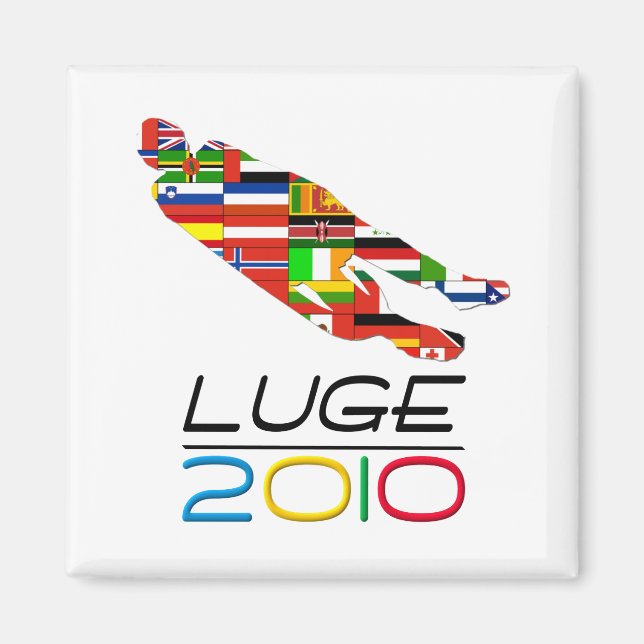 2010: Luge Magnet (Vorne)