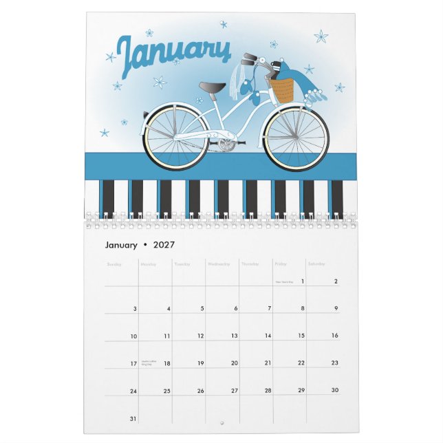 2010 Neue Fahrräder Kalender (Jan 2027)