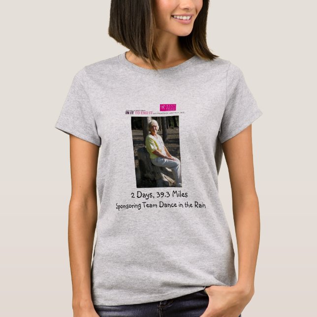 2010 Tanz von Tante Sharon im Regen-Shirt T-Shirt (Vorderseite)