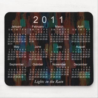 2011 abstrakter Kalender Mousepad