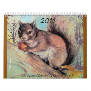 2011 Eichhörnchen-Kalender Kalender
