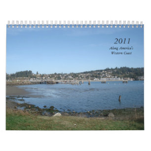 2011, entlang Amerikas Western-Küste Kalender