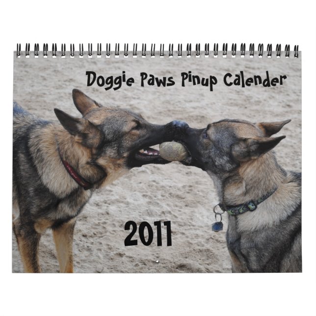 2011 - Hündchen-Tatzenpinup-Kalender Kalender (Titelbild)