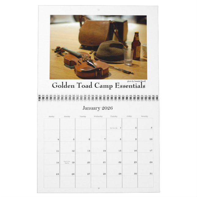 2011 - Kalender des Golden Toad Camp (Jan 2026)