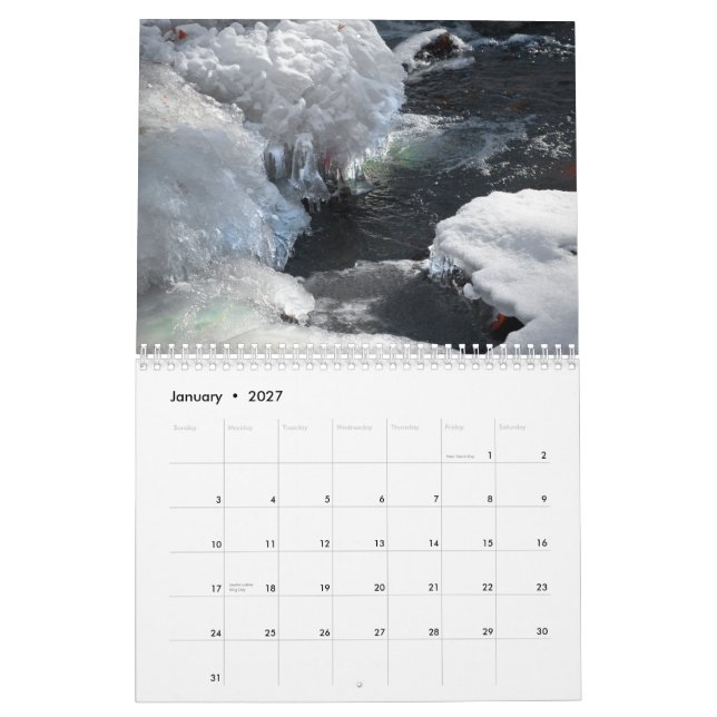 2011 Kalender-Fotografien (mittlere Größe) Kalender (Jan 2027)