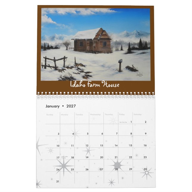 2011 Kalender Landschaftsbild Kunst, Dichtung und  (Jan 2027)