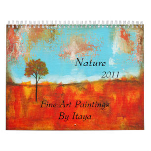 2011 Kalender-Natur-Kunst-Malereien Standard Kalender