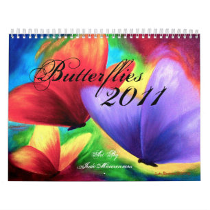2011 Kalender-Schmetterlings-Malerei Kalender