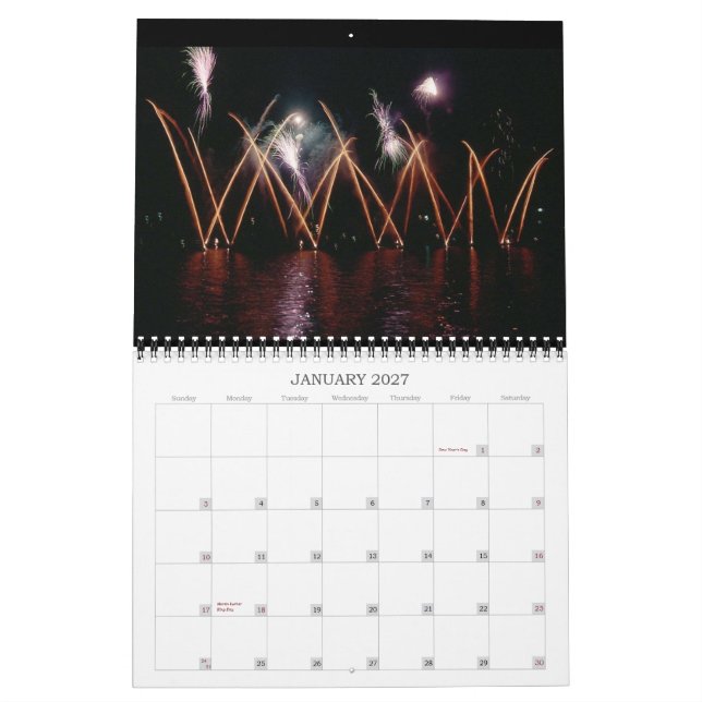 2011 leuchten Sie dem Himmel Kalender (Jan 2027)