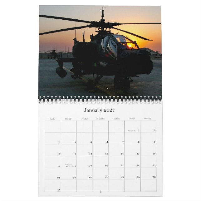 2011 MilitärSilhouetten Kalender (Jan 2027)