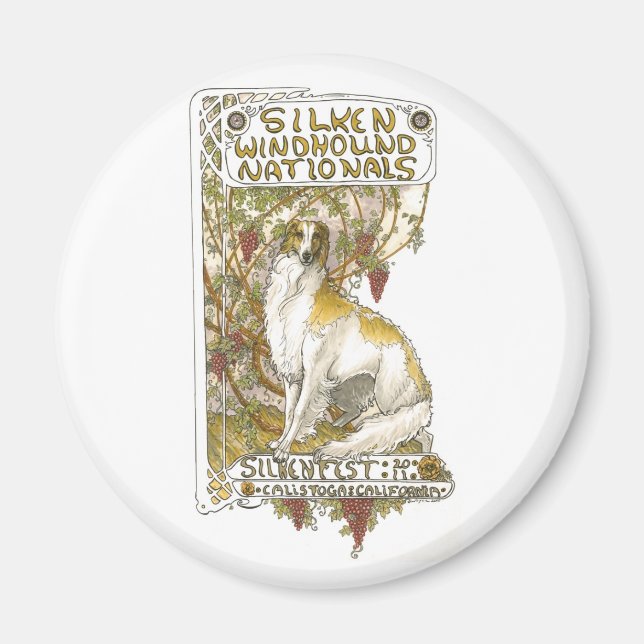 2011 Silkenfest-Logo-Magnet Magnet (Vorne)