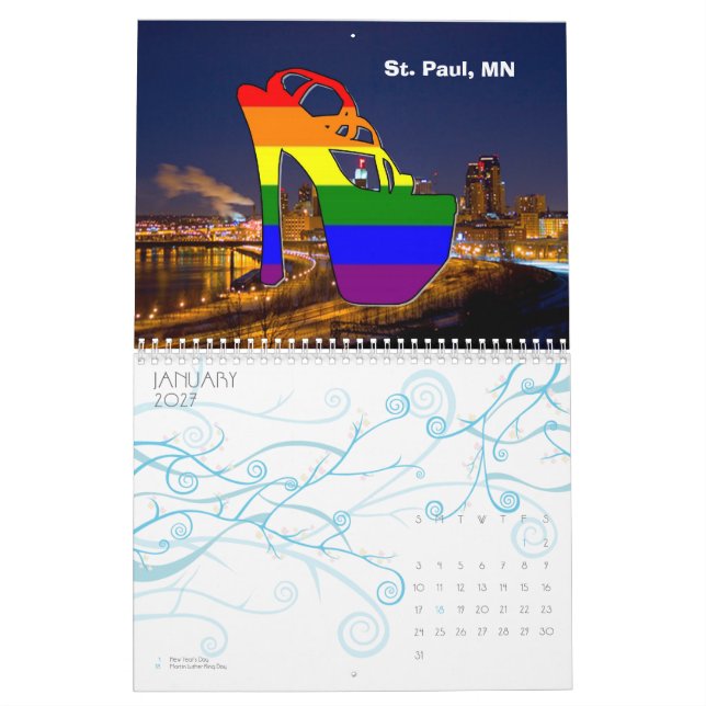 2011 Stolz-Heels-Kalender Kalender (Jan 2027)